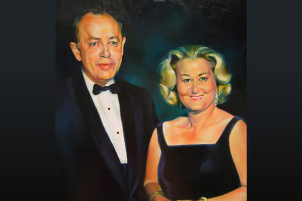 A portrait of Albert and Bessie Kronkosky